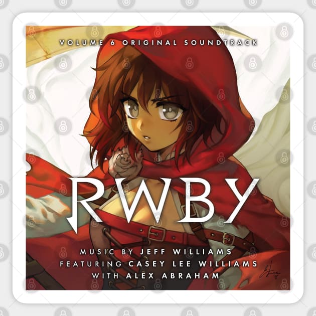 RWBY - Volume 6 OST Album Cover Sticker by indieICDtea